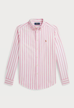 POLO BEAR 棉质牛津衬衫 - 衬衫 - 粉色/白色